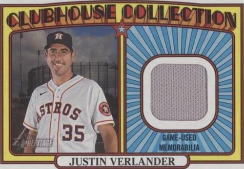 2021 Topps Heritage High Number - Justin Verlander #CC-JV