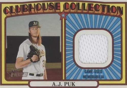 2021 Topps Heritage - A.J. Puk #CCR-APU