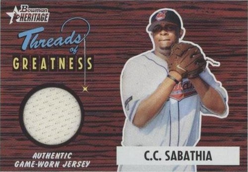 2004 Bowman Heritage - C.C. Sabathia #TG-CS