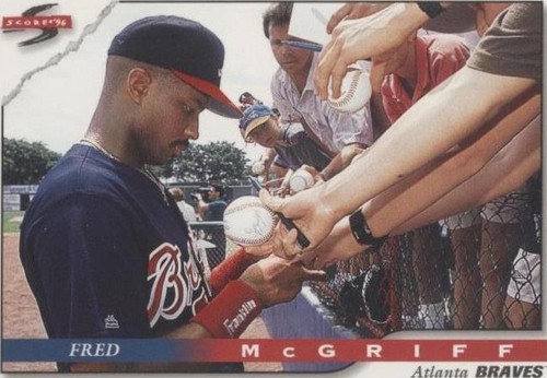 1996 Score - Fred McGriff #84