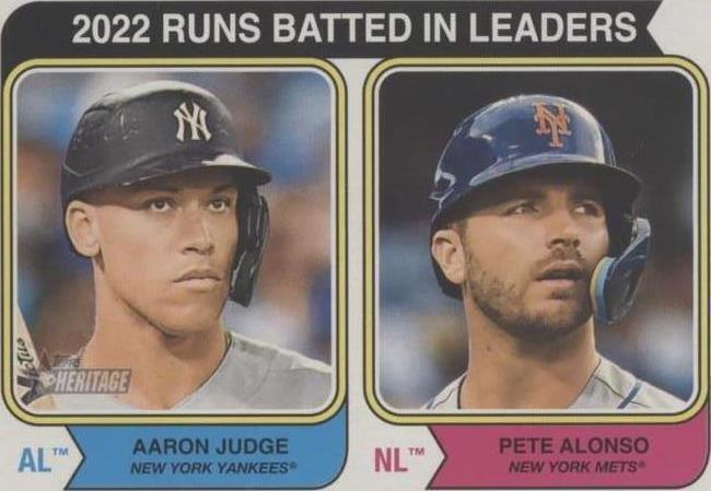 2023 Topps Heritage - Aaron Judge Pete Alonso #203
