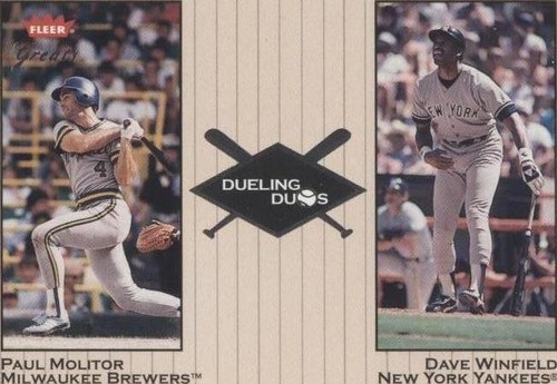 2002 Fleer Greats - Dave Winfield Paul Molitor #23 DD