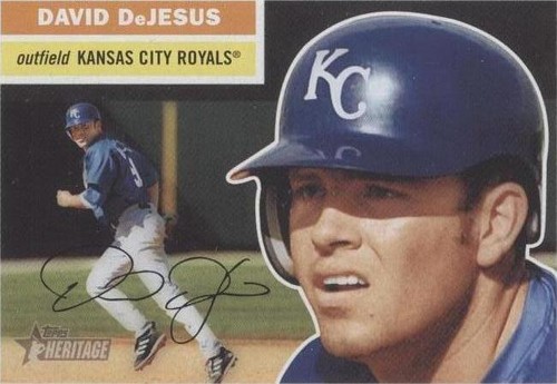 2005 Topps Heritage - David DeJesus #106