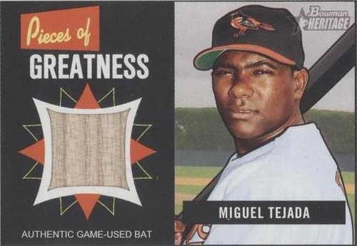 2005 Bowman Heritage - Miguel Tejada #PG-MT