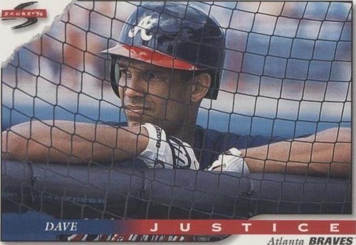 1996 Score - David Justice #58