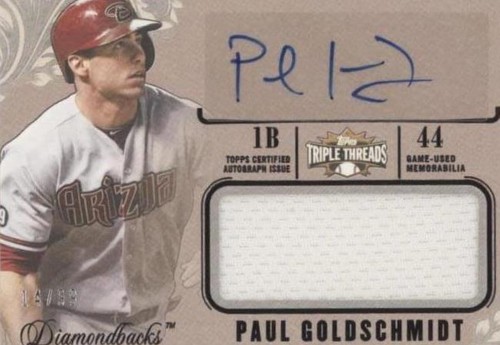2014 Topps Triple Threads - Paul Goldschmidt #UAJR-PG