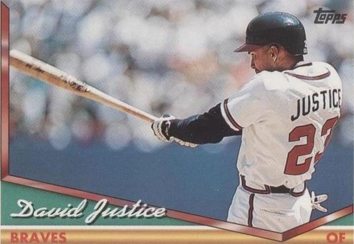 1994 Fleer Sunoco #14 David Justice | eBay