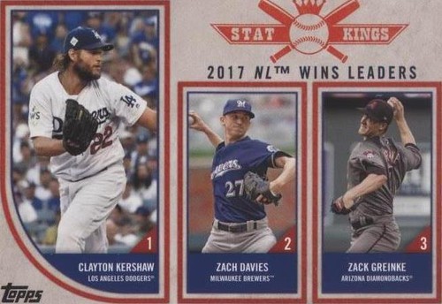 2018 Topps Big League - Clayton Kershaw Zach Davies Zack Greinke #321