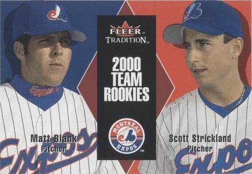 2000 Fleer Tradition Update - Matt Blank Scott Strickland #U53