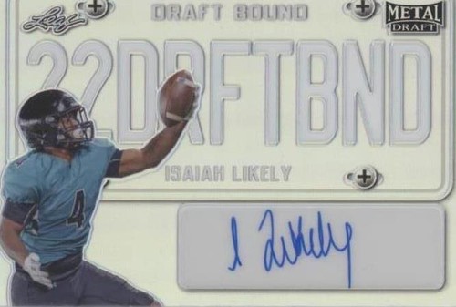 2022 Leaf Metal Draft Isaiah Likely #DB-IL1