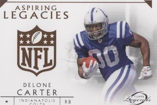 2011 Topps Gridiron Legends Delone Carter #AL-DC