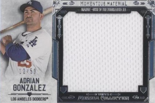 2015 Topps Museum Collection - Adrian Gonzalez #MMJR-AGO