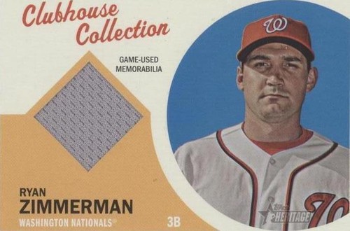 2012 Topps Heritage - Ryan Zimmerman #CCR-RZ