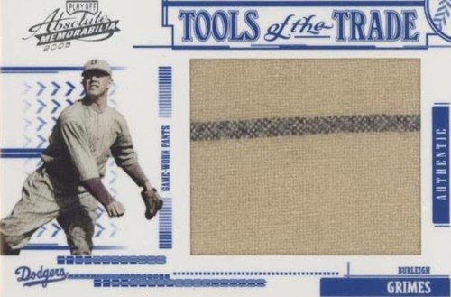 2005 Playoff Absolute Memorabilia - Burleigh Grimes #TT-109