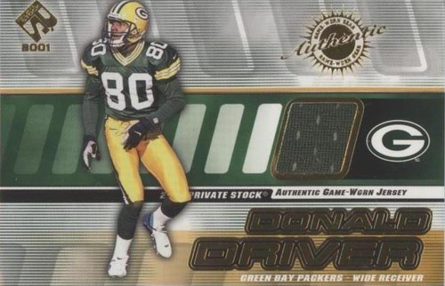 2001 Pacific Private Stock Donald Driver #59