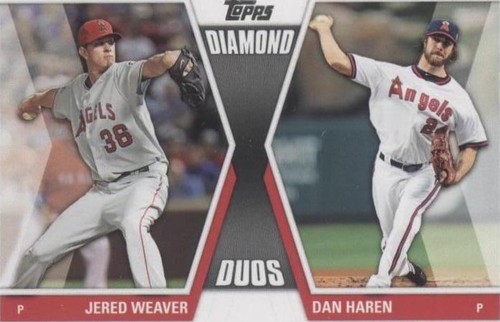 2011 Topps Update Series - Dan Haren Jered Weaver #DD-3