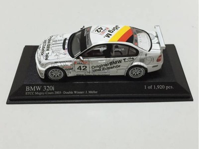 1/43 Bmw 320i 42 double winner Magny-Cours ETCC 2003 J.Muller