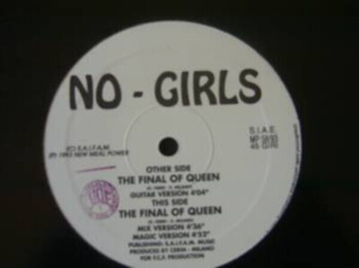 No-Girls The Final Of Queen Vinyl Single 12inch New Meal Power