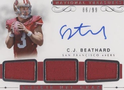 2017 Panini National Treasures C.J. Beathard #RST-CJ