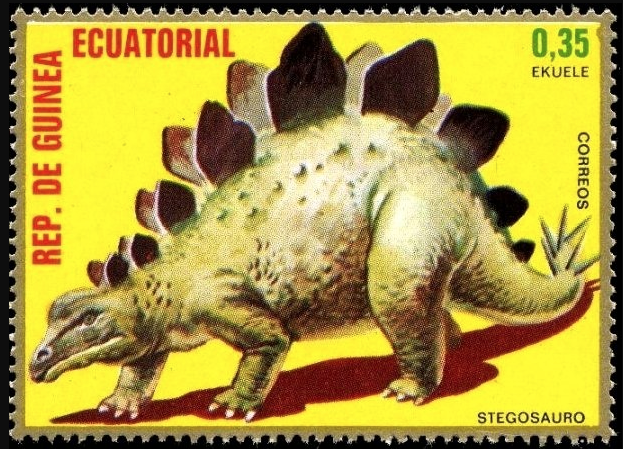 Equatorial Guinea #Mi1353 MNH 1978 Stegosaurus [78-78 YT122B
