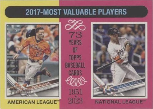 2024 Topps Heritage Mini - Giancarlo Stanton Jose Altuve #210