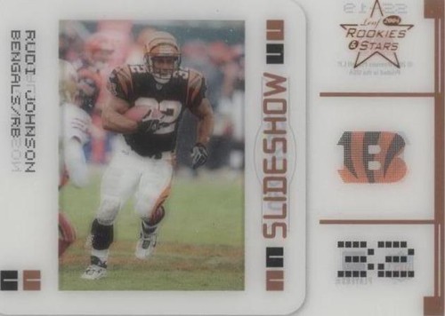2004 Leaf Rookies & Stars Rudi Johnson #SS-19