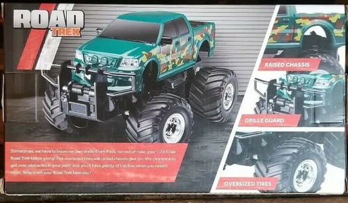 Radioshack - 1:24 Scale - Road Trek R.C. Truck (Green & Camo) - New