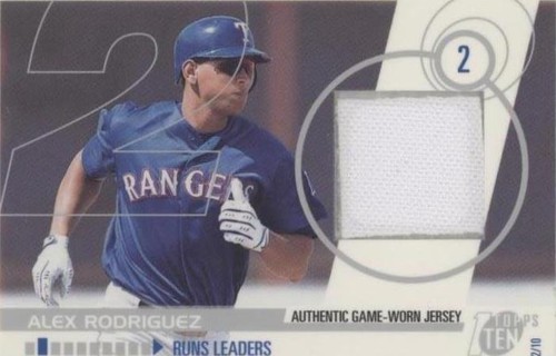 2002 Topps Ten - Alex Rodriguez #TTR-AR