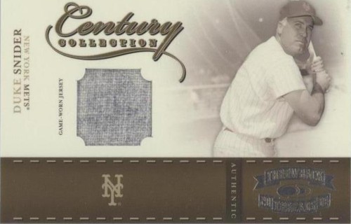 2004 Donruss Throwback Threads - Duke Snider #CC-19