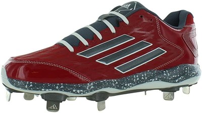 

Мужские бейсбольные бутсы adidas PowerAlley 2, красный/углеродистый металл/оникс, 13,5 D(M), США, Red/carbon met/onix