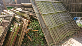 FREE Old Fence Posts, Fence Panels, etc. 