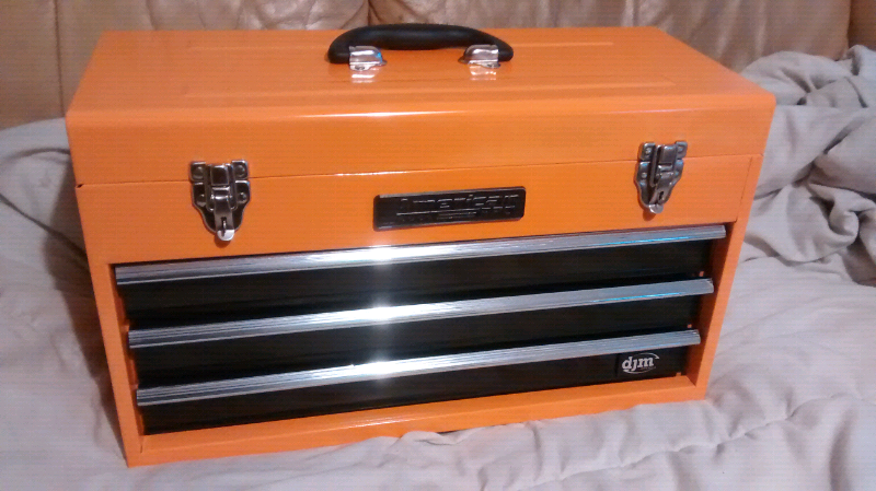 Sealey 3 Drawer Portable Tool Chest Top Box Djm American Pro In
