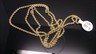 Pre-owned Rope Chain Brand Real 10k Yellow Gold  Necklace 22" Inch Men Women