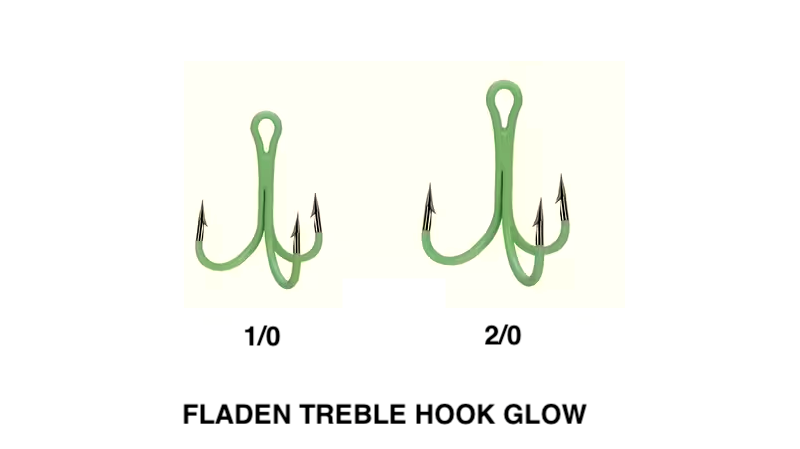 ANCORETTE FLADEN 14-0110 SIZE 1/0 LUMINOUS GLOW CONF 5 PZ SPINNING