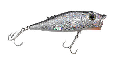 SKIANTO POPPER ARTIFICIALE SALTWATER 32 GR COL SILVER BLACK 11 CM COD. 6507001S