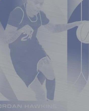2022-23 Leaf Triniy Printing Plate Cyan 1/1 JORDAN HAWKINS
