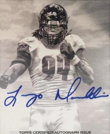 2015 Bowman Lorenzo Mauldin #BMA-LM