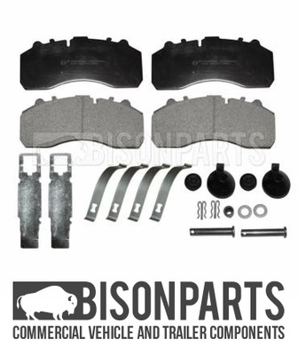 ''MERCEDES ATEGO 1223 (1998 - 2004) 22.5'' FRONT OR REAR BRAKE PAD SET BP106-500