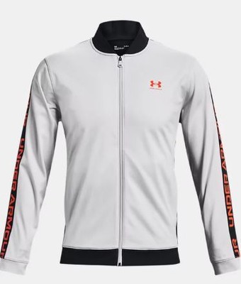 

Мужская трикотажная куртка Under Armour UA, Halo Grey / Phoenix Fire, L, Halo gray / phoenix fire