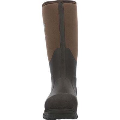 Pre-owned Muck Boots Muck Boot Company Men's Arctic Pro Steel Toe Wateprroof Insulated Work Boot Bark In Brown