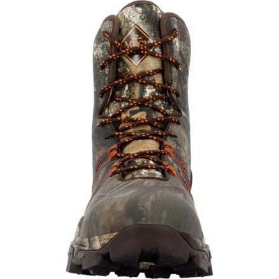 Pre-owned Realtree Muck Boot Company Men's Alpha Pursuit Ankle Boot Brown/orange/ Apx - Map