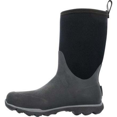 Pre-owned Muck Boots Muck Boot Company Men's Arctic Excursion Mid Waterproof Winter Boot Black/gray -