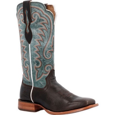 Pre-owned Durango Women's 13" Arena Pro Western Boot Peppercorn/juniper Berry - Drd0456,