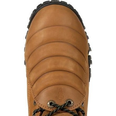Pre-owned Michelin Men's 8" Pilot Sledge Steel Toe External Metatarsal Guard Work Boot In Brown
