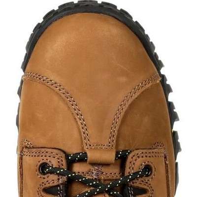 Pre-owned Michelin Men's 6" Steel Toe Internal Metatarsal Guard Work Boot Brown - Xpx763