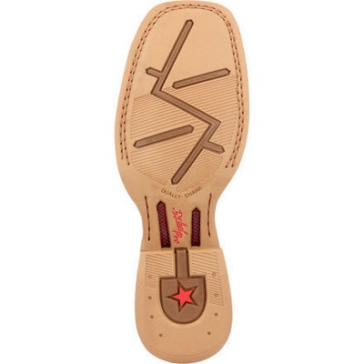 Pre-owned Durango Women's 12" Lady Rebel Pro Pull On Western Boot Bay Brown/arctic Blue -