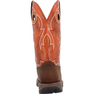 Pre-owned Durango Men's 12" Rebel™ By  Ventilated Western Boot Cimarron Brown - Ddb