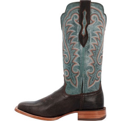 Pre-owned Durango Women's 13" Arena Pro Western Boot Peppercorn/juniper Berry - Drd0456,