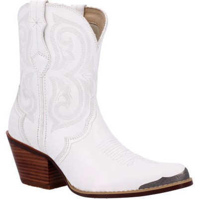 Pre-owned Durango Women's 8" Crush™ By  Western Fashion Boot Pearl White - Drd0465