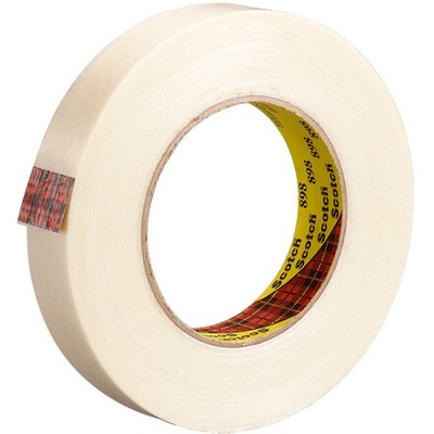 1/2'' x 60 yds. 3M? 898 Strapping Tape 6.6 Mil 12 Rls/Case